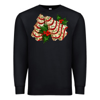 Black white christmas tree cake ado Premium Sweatshirt - AdoDesignShop