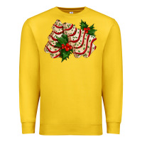 Lemon white christmas tree cake ado Premium Sweatshirt - AdoDesignShop