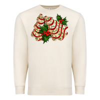 Sandshell white christmas tree cake ado Premium Sweatshirt - AdoDesignShop