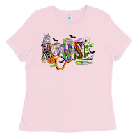 Bubblegum Pink halloween nurse Ladies Tee - CowGirlArtShop