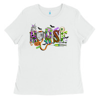 White halloween nurse Ladies Tee - CowGirlArtShop
