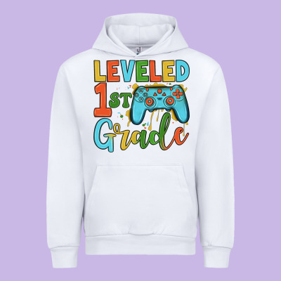 Leveled 1 St Grade Urban Hoodie Designed By Jahusdesignshop