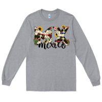 Heather Grey mexico state cowhide serape cactus Long Sleeve Tee - RanaPortraitStore