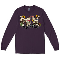 Plum mexico state cowhide serape cactus Long Sleeve Tee - RanaPortraitStore