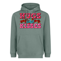 Sage hugs and kisses valentines Heavyweight Hoodie - AdoDesignShop