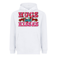 White hugs and kisses valentines Heavyweight Hoodie - AdoDesignShop