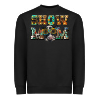 Black show mom baby cow Heavyweight Sweatshirt - BarkalooDesign