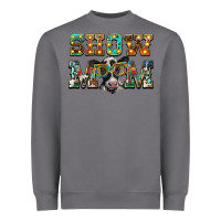 Storm show mom baby cow Heavyweight Sweatshirt - BarkalooDesign