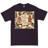 Plum no talkie before coffee with gnomies Premium Tee - TumblerDesignByShophia
