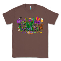 Chestnut cma mardi gras cowgirl Classic Tee - CowGirlArtShop