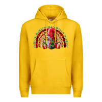 Lemon festive gnome with gifts Premium Hoodie - CowhideDigitalArt