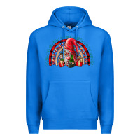 True Royal festive gnome with gifts Premium Hoodie - CowhideDigitalArt
