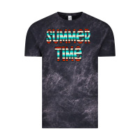 Cloud Black summer time serape doodle Vintage Tee - CowCowDesign