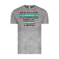 Cloud Rock summer time serape doodle Vintage Tee - CowCowDesign