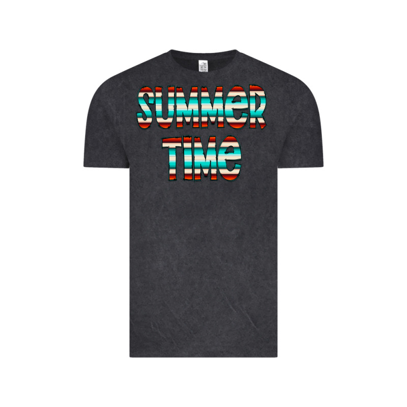 Summer Time Serape Doodle Vintage Tee by CowCowDesign | Teevron