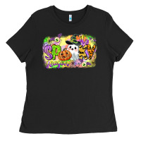 Black its spooky season Ladies Tee - CowGirlArtShop
