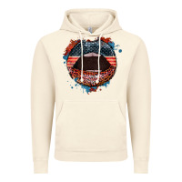 Vintage Artic American flag lips 4th of july Vintage Hoodie - FaDigitalArtStudio