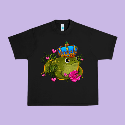Valentines Day Frog Prince Olivia Urban Heavy Tee Designed By Oliviacreatesart