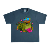 Midnight Navy valentines day frog prince olivia Urban Heavy Tee - OliviaCreatesArt