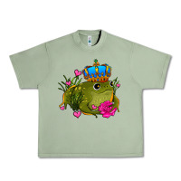 Oil Green valentines day frog prince olivia Urban Heavy Tee - OliviaCreatesArt