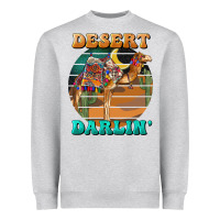 Heather Grey desert darling camel Heavyweight Sweatshirt - BarkalooDesign