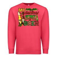 Cardinal my christmas spirit is beer with beer bottles Premium Sweatshirt - AdoDesignShop