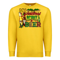 Lemon my christmas spirit is beer with beer bottles Premium Sweatshirt - AdoDesignShop