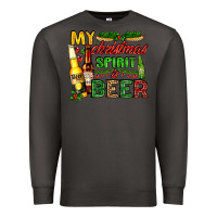 Smoke my christmas spirit is beer with beer bottles Premium Sweatshirt - AdoDesignShop