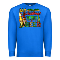 True Royal my christmas spirit is beer with beer bottles Premium Sweatshirt - AdoDesignShop