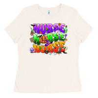 Bone nurse nurse nurse halloween Ladies Tee - CowGirlArtShop