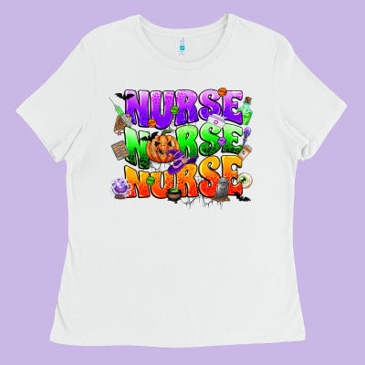 Nurse Nurse Nurse Halloween Ladies Tee Designed By Cowgirlartshop