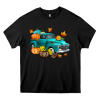 Black Fall Farm Truck Heavy Core Tee - texasbilliewilder