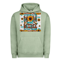 Pigment Oil Green god gifted me two titles mom and mimi and i rock them both Urban Hoodie - JahusDesignShop