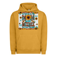 Pigment Peanut Butter god gifted me two titles mom and mimi and i rock them both Urban Hoodie - JahusDesignShop