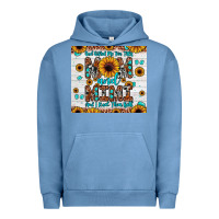 Pigment Pebble Blue god gifted me two titles mom and mimi and i rock them both Urban Hoodie - JahusDesignShop