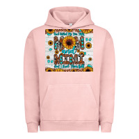 Pigment Salmon god gifted me two titles mom and mimi and i rock them both Urban Hoodie - JahusDesignShop