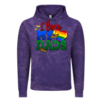 Cloud Purple I love my dads Vintage Hoodie - FaDigitalArtStudio