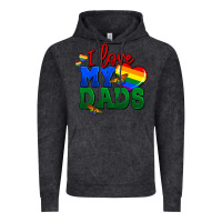 Vintage Black I love my dads Vintage Hoodie - FaDigitalArtStudio