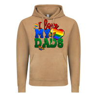 I Love My Dads Vintage Hoodie | Teevron