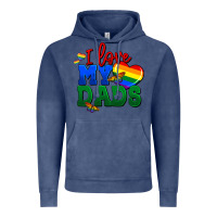 Vintage Denim I love my dads Vintage Hoodie - FaDigitalArtStudio