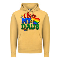 Vintage Mustard I love my dads Vintage Hoodie - FaDigitalArtStudio