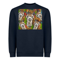 Navy alpaca Heavyweight Sweatshirt - BarkalooDesign
