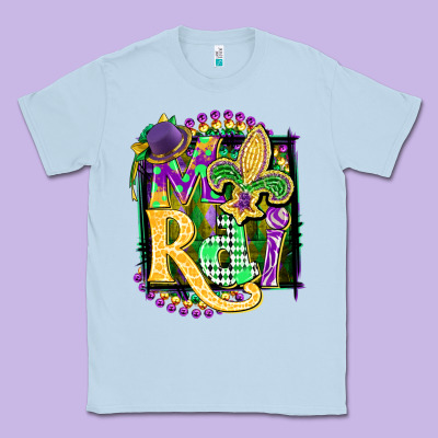 Mardi Gras Classic Tee Designed By Cowgirlartshop