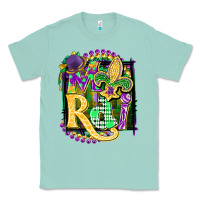 Seafoam mardi gras Classic Tee - CowGirlArtShop