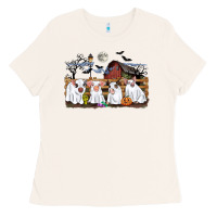 Bone halloween pigs Ladies Tee - CowGirlArtShop