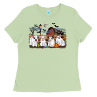 Matcha halloween pigs Ladies Tee - CowGirlArtShop