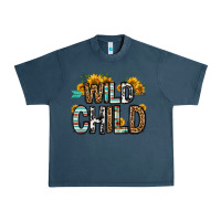 Midnight Navy wild child Urban Heavy Tee - OliviaCreatesArt