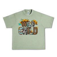 Oil Green wild child Urban Heavy Tee - OliviaCreatesArt
