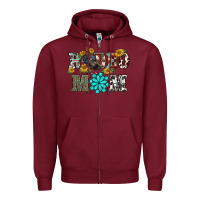 Burgundy western rodeo bullfighter mom turquoise gemstones  sunflowers Zipper Hoodie - BarkalooDesign