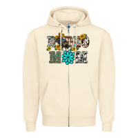 Sandshell western rodeo bullfighter mom turquoise gemstones  sunflowers Zipper Hoodie - BarkalooDesign